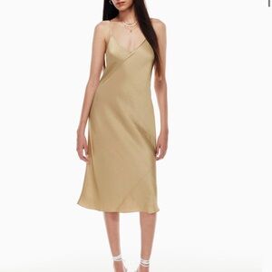 Wilfred Beige Midi Dress